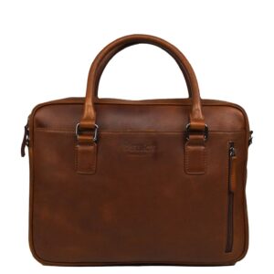 DSTRCT Premium Collection Laptopbag 14" cognac