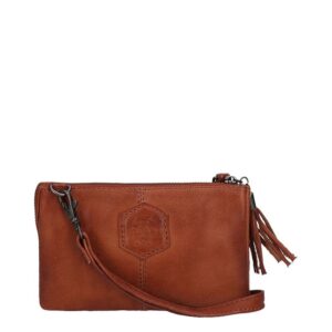 Bear Design Callisto Pelle Alessia Clutch cognac