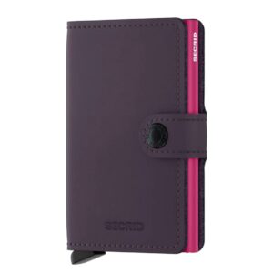 Secrid Miniwallet Matte dark purple/fuchsia