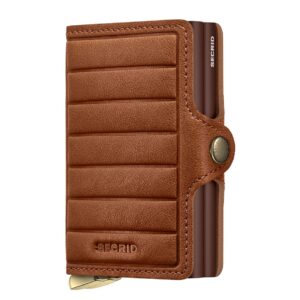 Secrid Twinwallet Emboss Lines cognac