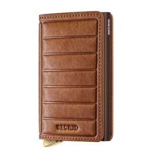 Secrid Slimwallet Emboss Lines V2 cognac