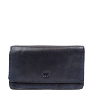 Bear Design Cow Lavato Wallet 12cc blue