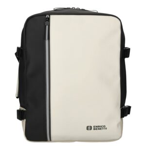 Enrico Benetti Bergen Cabin Backpack 15" Waterproof black beige