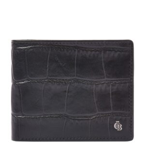 Castelijn & Beerens Croco Billfold - voor 8 pasjes - met RFID bescherming - zwart