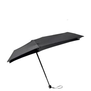Senz Micro Manual Opvouwbare Stormparaplu pure black