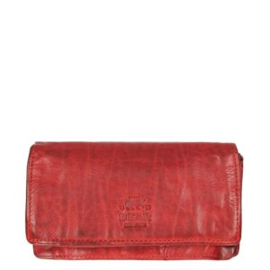 Bear Design Cow Lavato Dames Portemonnee 12cc red