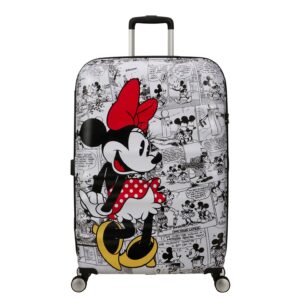 American Tourister Wavebreaker Disney Spinner 77/28 TSA minnie comics white