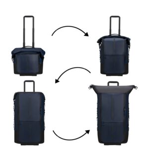 Samsonite Ecodiver Foldable Duffle/Wheels 4-IN-1 blue nights