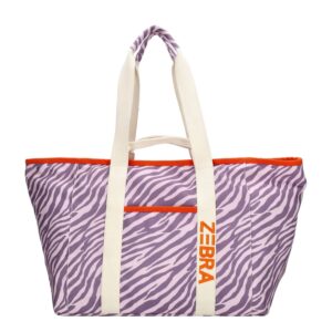 Zebra Trends Elise Beachbag lila zebra