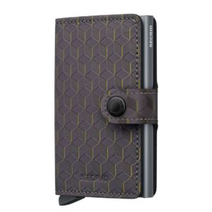 Secrid Miniwallet Optical grey-yellow