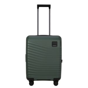 Samsonite Intuo Handbagage Spinner 55 cm - Uitbreidbaar 39/45 liter - 55x40x20/23 cm - olijf goen