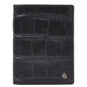 Castelijn & Beerens Croco Billfold - voor 9 pasjes - met RFID bescherming - zwart