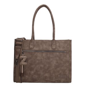 Zebra Trends Rosalyn Laptopschoudertas - 15.6" laptopvak - donkerbruin
